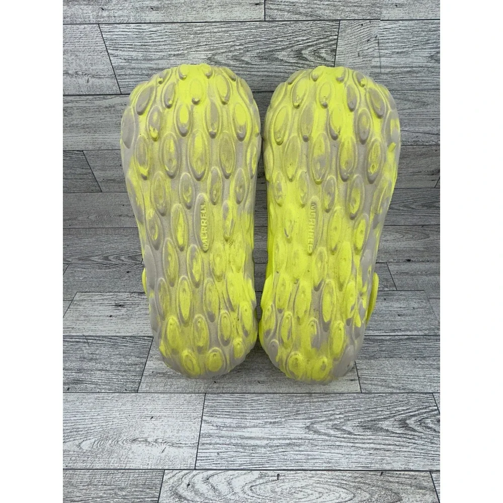 Merrell Hydro Moc Water Shoes Grey Lime Green Marbled Mens 7 Womens 8.5 J003751